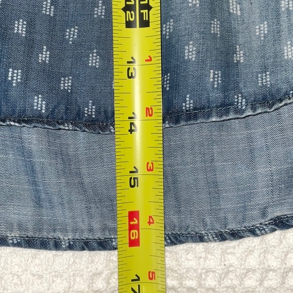 Cloth & Stone, distressed look Tencel mini skirt w/ pockets! S - Picture 8 of 10